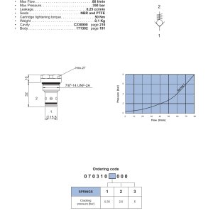 NEM Hydraulics Check Valve drawing