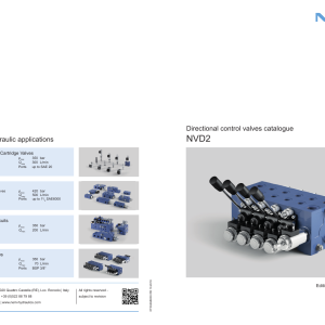 NEM Hydraulics NVD2 Flow Sensing Directional Control Valve drawing
