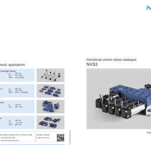 NEM Hydraulics NVS3 Load Sensing Directional Control Valve drawing