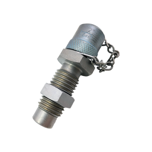 Hydrotechnik Original MINIMESS® bulkhead test points with MINIMESS® connectors on both sides