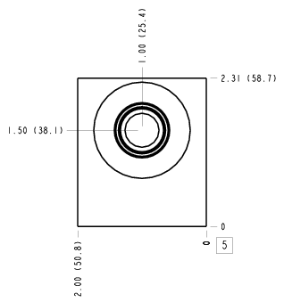 A3C Sun Hydraulics Ninety degree, accepts standard and weatherized coils Line mount manifold drawing
