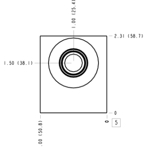 A3V Sun Hydraulics Ninety degree, accepts standard and weatherized coils Line mount manifold drawing