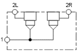 A6A Sun Hydraulics Common port 1, accepts standard and weatherized coils Line mount manifold drawing