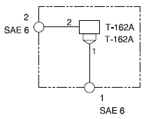 AAI Sun Hydraulics Ninety degree Line mount manifold drawing