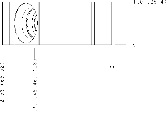 ACH – Inline – ACH_2B ACH Sun Hydraulics Inline Line mount manifold drawing