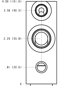 B6K Sun Hydraulics Ninety degree with reverse flow check - sequence Line mount manifold drawing