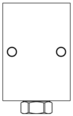 B7C – Through port 1 with reverse flow check – B7C_5 B7C Sun Hydraulics Through port 1 with reverse flow check Line mount manifold drawing