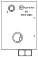 B7C – Through port 1 with reverse flow check – B7C_6 B7C Sun Hydraulics Through port 1 with reverse flow check Line mount manifold drawing