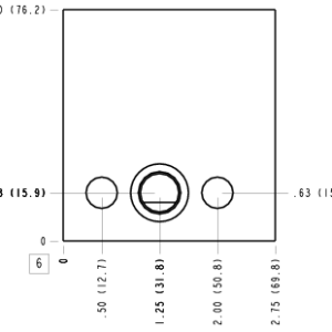 BAO Sun Hydraulics Direct mount Gasket mount manifold drawing