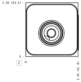 BBP Sun Hydraulics ISO 05: On P, port 3 to T Sandwich manifold drawing