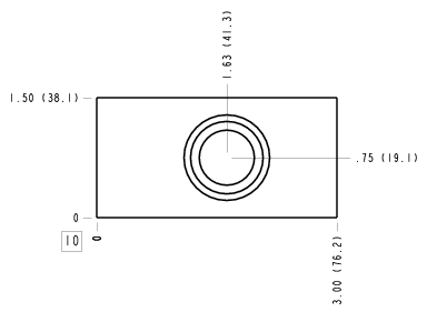 BCD – Ninety degree – BCD_10B BCD Sun Hydraulics Ninety degree Line mount manifold drawing