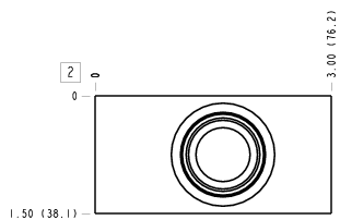 BCD – Ninety degree – BCD_2B BCD Sun Hydraulics Ninety degree Line mount manifold drawing