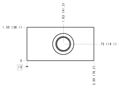 BFU – Ninety degree with gauge port – BFU_10B BFU Sun Hydraulics Ninety degree with gauge port Line mount manifold drawing
