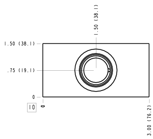 BLK – Ninety degree with high capacity port 3 and gauge port – BLK_10B BLK Sun Hydraulics Ninety degree with high capacity port 3 and gauge port Line mount manifold drawing