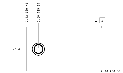 C3A – Ninety degree, accepts standard and weatherized coils – C3A_2B C3A Sun Hydraulics Ninety degree, accepts standard and weatherized coils Line mount manifold drawing