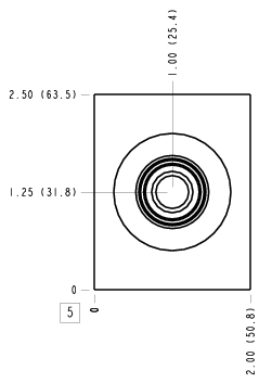 C3A – Ninety degree, accepts standard and weatherized coils – C3A_5B C3A Sun Hydraulics Ninety degree, accepts standard and weatherized coils Line mount manifold drawing
