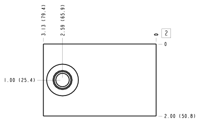 C3U – Ninety degree, accepts standard and weatherized coils – C3U_2B C3U Sun Hydraulics Ninety degree, accepts standard and weatherized coils Line mount manifold drawing