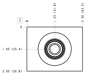 C4A – Ninety degree with gauge port, accepts standard and weatherized coils – C4A_2B C4A Sun Hydraulics Ninety degree with gauge port, accepts standard and weatherized coils Line mount manifold drawing