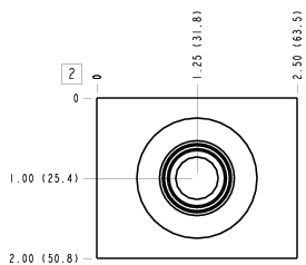 C4B – Ninety degree with gauge port, accepts standard and weatherized coils – C4B_2B C4B Sun Hydraulics Ninety degree with gauge port, accepts standard and weatherized coils Line mount manifold drawing