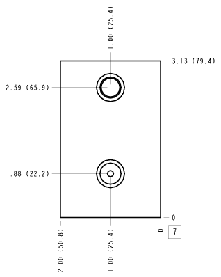 C4B – Ninety degree with gauge port, accepts standard and weatherized coils – C4B_7B C4B Sun Hydraulics Ninety degree with gauge port, accepts standard and weatherized coils Line mount manifold drawing