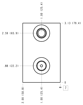 C4U Sun Hydraulics Ninety degree with gauge port, accepts standard and weatherized coils Line mount manifold drawing