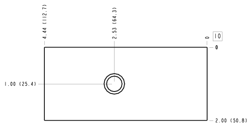 C7A – Ninety degree – C7A_10B C7A Sun Hydraulics Ninety degree Line mount manifold drawing