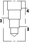 C7A – Ninety degree – symlm4_c C7A Sun Hydraulics Ninety degree Line mount manifold drawing