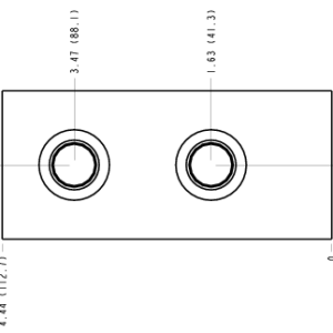 C8U Sun Hydraulics Ninety degree, accepts standard and weatherized coils Line mount manifold drawing