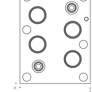 CDC Sun Hydraulics ISO 08: A to T Sandwich manifold drawing