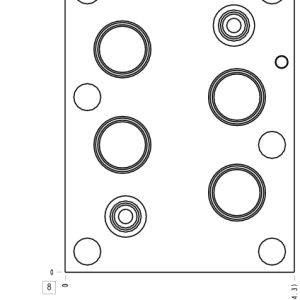 CDP Sun Hydraulics ISO 08: P to T Sandwich manifold drawing