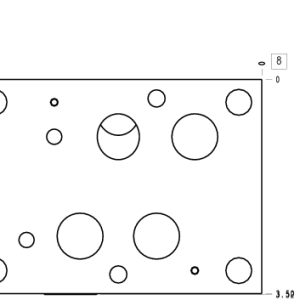 CKB Sun Hydraulics ISO 07: B to T Sandwich manifold drawing