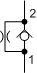 CNAC – Fixed-orifice, non-pressure compensated, flow control valve with reverse flow check – CN_C-2-1 CNAC-XCN Sun Hydraulics Flow Control Valve – hydraulic schematic symbol