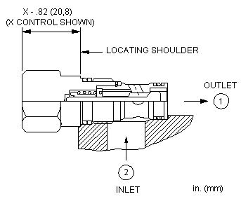 CXAD-XCN Sun Hydraulics Check Valve – installation dimensions drawing, cavity T-162A