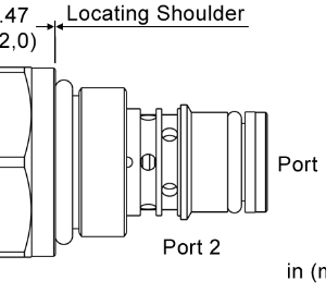 CXTA-XCN Sun Hydraulics Check Valve – installation dimensions drawing, cavity SC-08-02