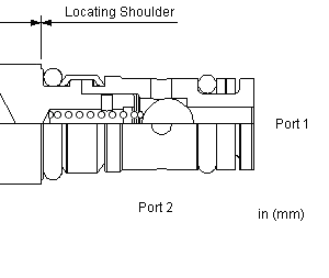 CXZA-XCN Sun Hydraulics Check Valve – installation dimensions drawing, cavity T-382A