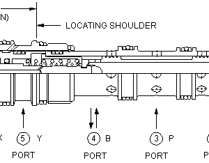 DCDC-XCN Sun Hydraulics 4-way Valve – installation dimensions drawing, cavity T-62A