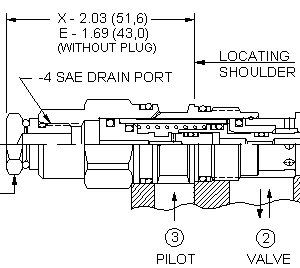DKDC-EHN Sun Hydraulics Logic Element Valve – installation dimensions drawing, cavity T-11A