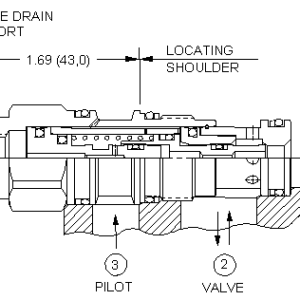 DKDD-EHN Sun Hydraulics Logic Element Valve – installation dimensions drawing, cavity T-11A
