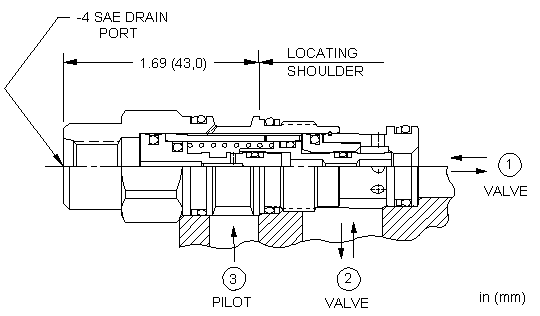 DKDD-EHN Sun Hydraulics Logic Element Valve – installation dimensions drawing, cavity T-11A