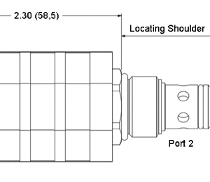 DLUT-XCN Sun Hydraulics 2-way Valve – installation dimensions drawing, cavity SC-10-02
