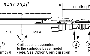 DNDC-XCN Sun Hydraulics 4-way Valve – installation dimensions drawing, cavity T-31A