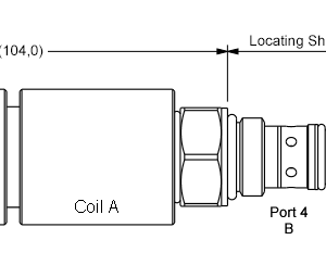 DNTC-XCN Sun Hydraulics 4-way Valve – installation dimensions drawing, cavity SC-08-04