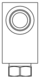 DNW – Ninety degree with reverse flow check – DNW_7 DNW Sun Hydraulics Ninety degree with reverse flow check Line mount manifold drawing
