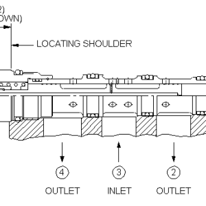 DSCX-XEN Sun Hydraulics Diverter Valve – installation dimensions drawing, cavity T-31A