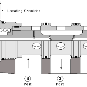 DSIH-XHN Sun Hydraulics Shuttle Valve – installation dimensions drawing, cavity T-34A