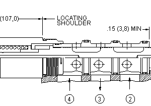 DSIO-XEN Sun Hydraulics Shuttle Valve – installation dimensions drawing, cavity T-34A