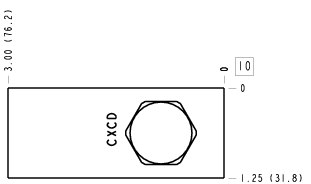 E2U – Ninety degree with reverse flow check - reducing – E2U_10B E2U Sun Hydraulics Ninety degree with reverse flow check - reducing Line mount manifold drawing