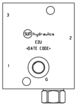 E2U – Ninety degree with reverse flow check - reducing – E2U_6 E2U Sun Hydraulics Ninety degree with reverse flow check - reducing Line mount manifold drawing