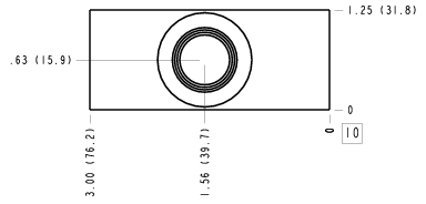 ECJ – Ninety degree – ECJ_10B ECJ Sun Hydraulics Ninety degree Line mount manifold drawing