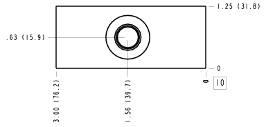 ECT – Ninety degree – ECT_10B ECT Sun Hydraulics Ninety degree Line mount manifold drawing